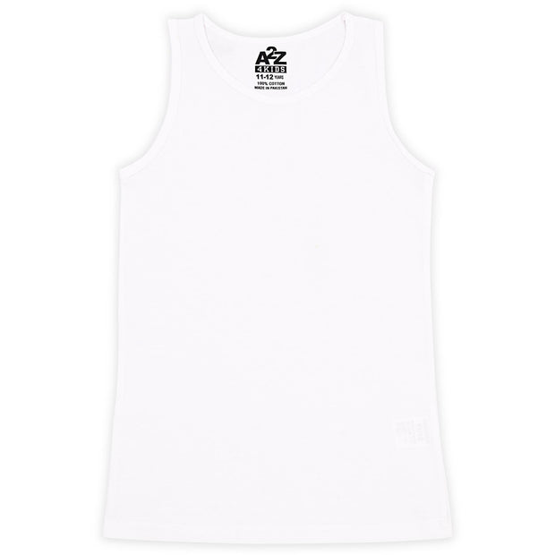 A2Z 4 Kids Boys Vest Top Fashion Underwear Sleeveless Summer School Vest 5-13