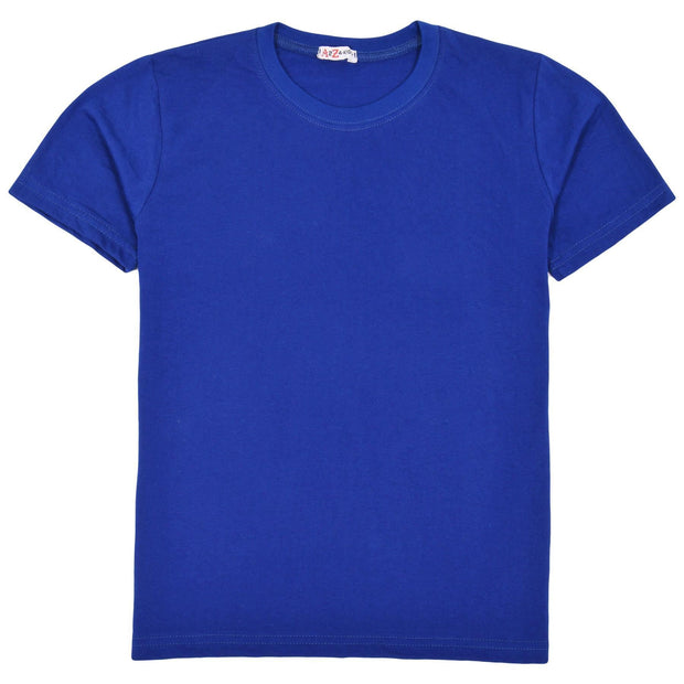 Boys Plain Soft Feel Summer T Shirt Top