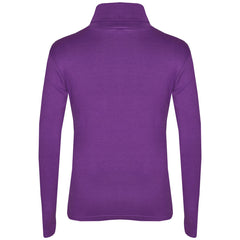 Kids Girls Polo Neck T Shirt Thick Cotton Turtleneck Jumper Long Sleeve Top 2-109