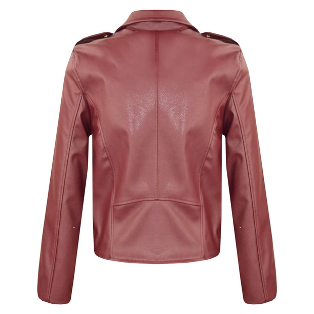 PU Leather Jacket Waterproof Girls Age 5-13 Years