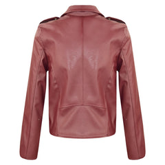 PU Leather Jacket Waterproof Girls Age 5-13 Years