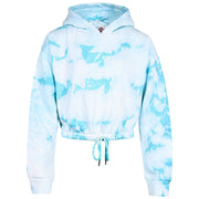 Kids Tie Dye Tracksuit Gym Cropped Hoodie Sweatpants Cord Set Girls Age 5-13