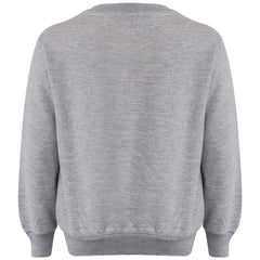 Kids Girls Boys Sweatshirt  Plain Crew Round Neck Uniform  Age 2-13 Years