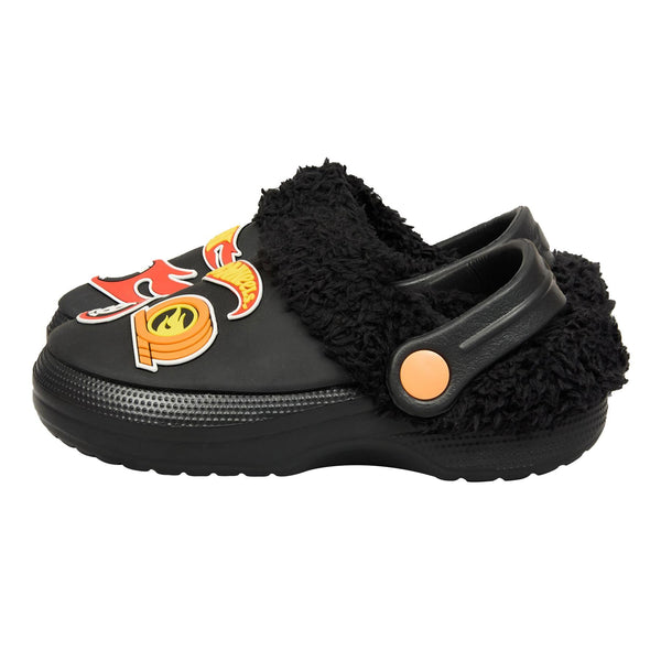 Hot Wheels Clogs with Warm Fleece Lining Officially Licensed Boys Slip-On Shoes