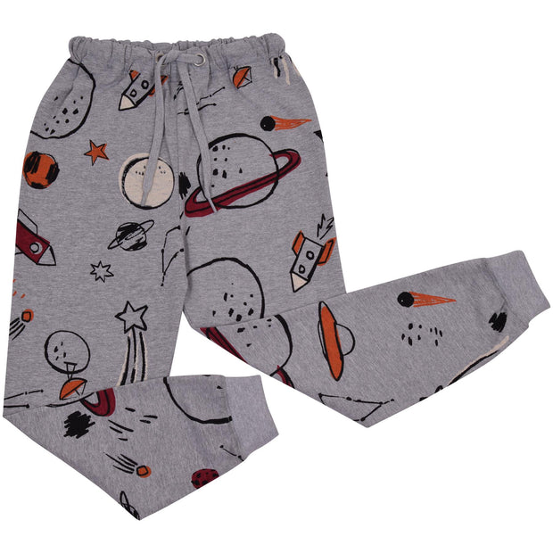 Kids Girls Blast Off To Bed Print Pyjamas Set - A2Z 4 Kids