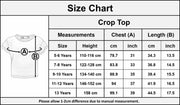 Kids Girls Crop Top Designer Floss Print Stylish Fashion T Shirt Tops 5-13 Years