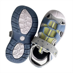 A2Z 4 Kids Boys Girls Sandals Slides Blue PU Upper Summer Beach Sports Open Toe