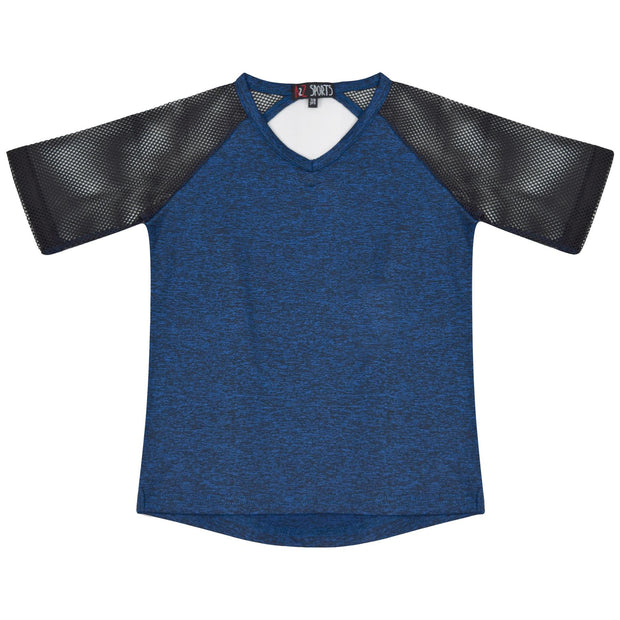 A2Z 4 Kids Girls Active Sports T-Shirt Mesh Raglan Short Sleeves Summer Tank Top