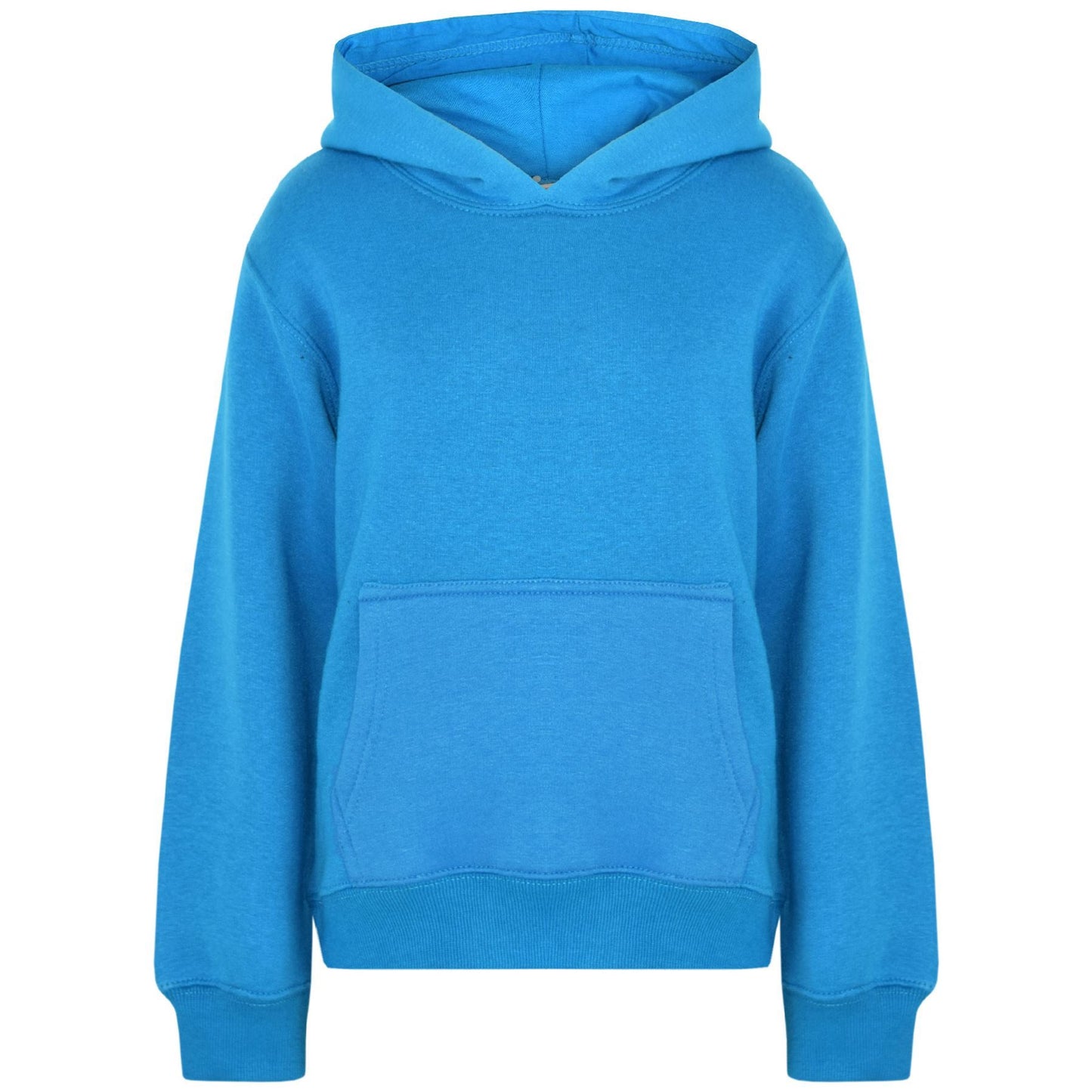 A2Z 4 Kids Girls Boys Sweat Shirt Tops Designer's Casual Plain Blue Pullover Sweatshirt Fleece Hooded Jumper Coats New Age 2 3 4 5 6 7 8 9 10 11 12 13 Years