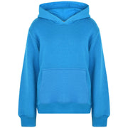 A2Z 4 Kids Girls Boys Sweat Shirt Tops Designer's Casual Plain Blue Pullover Sweatshirt Fleece Hooded Jumper Coats New Age 2 3 4 5 6 7 8 9 10 11 12 13 Years