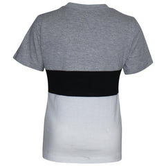 Kids Colour Contrast Panel Top & Shorts Set Summer Wear Girls Boys Age 5-13 yrs