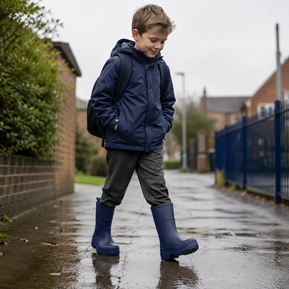 Kids Girls Wellington Wellies Non-Slip Waterproof Lightweight Rain Boots