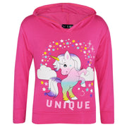 A2Z 4 Kids Girls Dabbing Unicorn Unique Tracksuit Kids Designer's Rainbow Floss Hooded Pink Top & Legging Lounge Wear New Age 7 8 9 10 11 12 13 Years