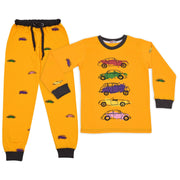 A2Z 4 Kids Unisex Girls Boys Cars Print Pyjamas Children PJs 2 Piece Set Lounge Suit for Children Top Bottom Pyjamas Sleepwear Loungewear Dress Up Outfit Set Gifts for Children Girls & Boys Age 2-13 - A2Z 4 Kids