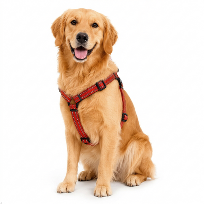 A2Z Dog Collar Harness And Lead Set Reflective Adjustable Walking Set