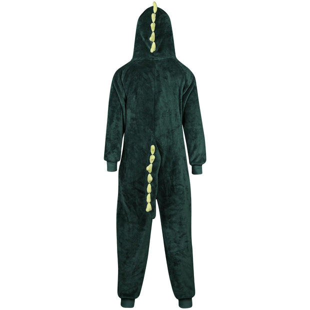 Kids Unisex Dinosaur Onesie Crocodile Face Jumpsuits Playsuit One Piece Loungesuit