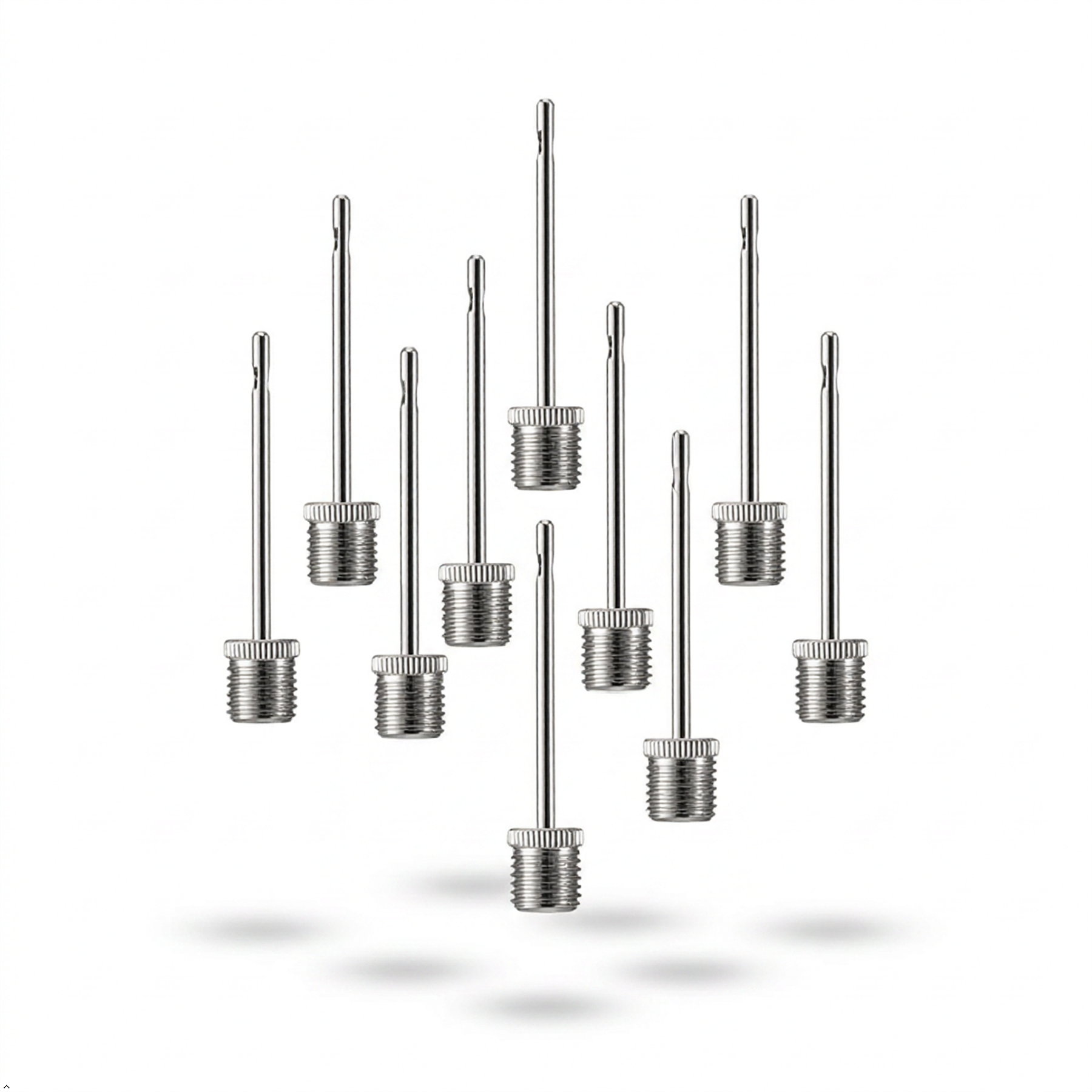 A2Z Inflating Needles 10 Pack Stainless Steel Ball Pump Needles for Fo ...