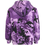 A2Z 4 Kids Girls Boys Unisex Tracksuit Camouflage Purple Print Hooded Sweat Hoodie & Bottom Jog Suit Joggers Age 5 6 7 8 9 10 11 12 13 Years