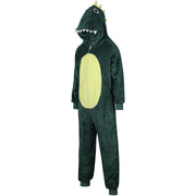 Kids Unisex Dinosaur Onesie Crocodile Face Jumpsuits Playsuit One Piece Loungesuit