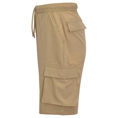 Kids Boys Active PE Cargo Shorts Sports Athletic Football Summer Stretchy Short