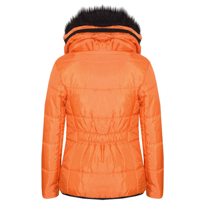 Kids  Girls Padded Puffer Quilted Coat Faux Fur Collar For  Girls Age 3-13 Years