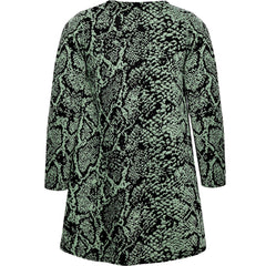 Kids Girls Swing Dress Long Sleeve Snake Flared Party Wear Summer Dresses 5-13