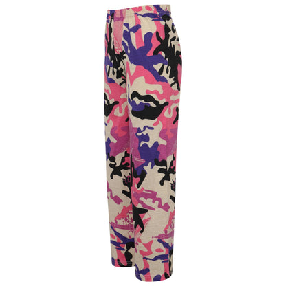 Kids Girls Palazzo Flared Wide Leg Pants Baggy Legging Loose Summer Trouser 7-13