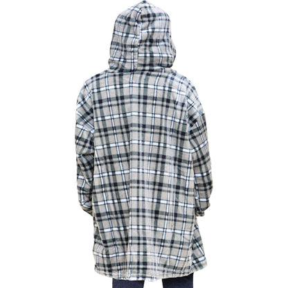 Unisex Men's Ladies Oversized Hoodie Printed Snuggle Super Soft Warm Blanket