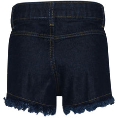 A2Z 4 Kids Girls Shorts Skinny Ripped Jeans Denim Stretch Short Casual�Half�Pant