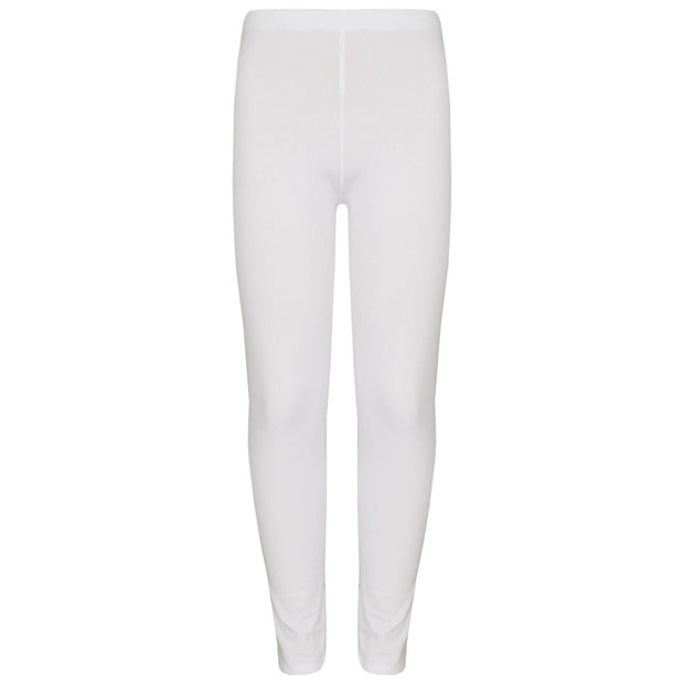 Gilrs Legging Kids Plain Color School Fashion Dance Leggings New Age 5-13 Years