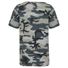 Girls Tops Kids Royalty Camouflage T Shirt Top & Legging Loungewear Set 7-13 Yr