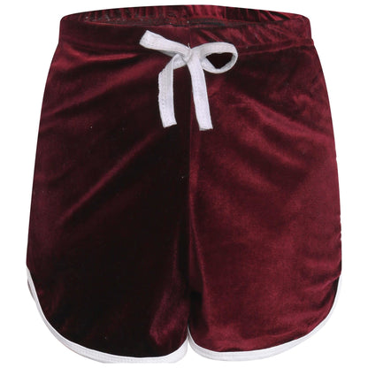 A2Z 4 Kids Girls Velour Crop Top Shorts Set Contrast Taped Outfit Clothing Sets