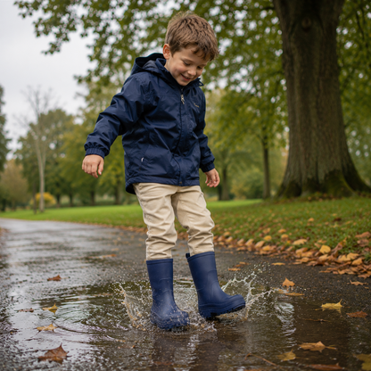 Kids Girls Wellington Wellies Non-Slip Waterproof Lightweight Rain Boots