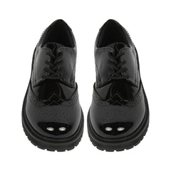 A2Z Girls Teens Ladies Brogue School University Office Lace Up PU Leather Shoes