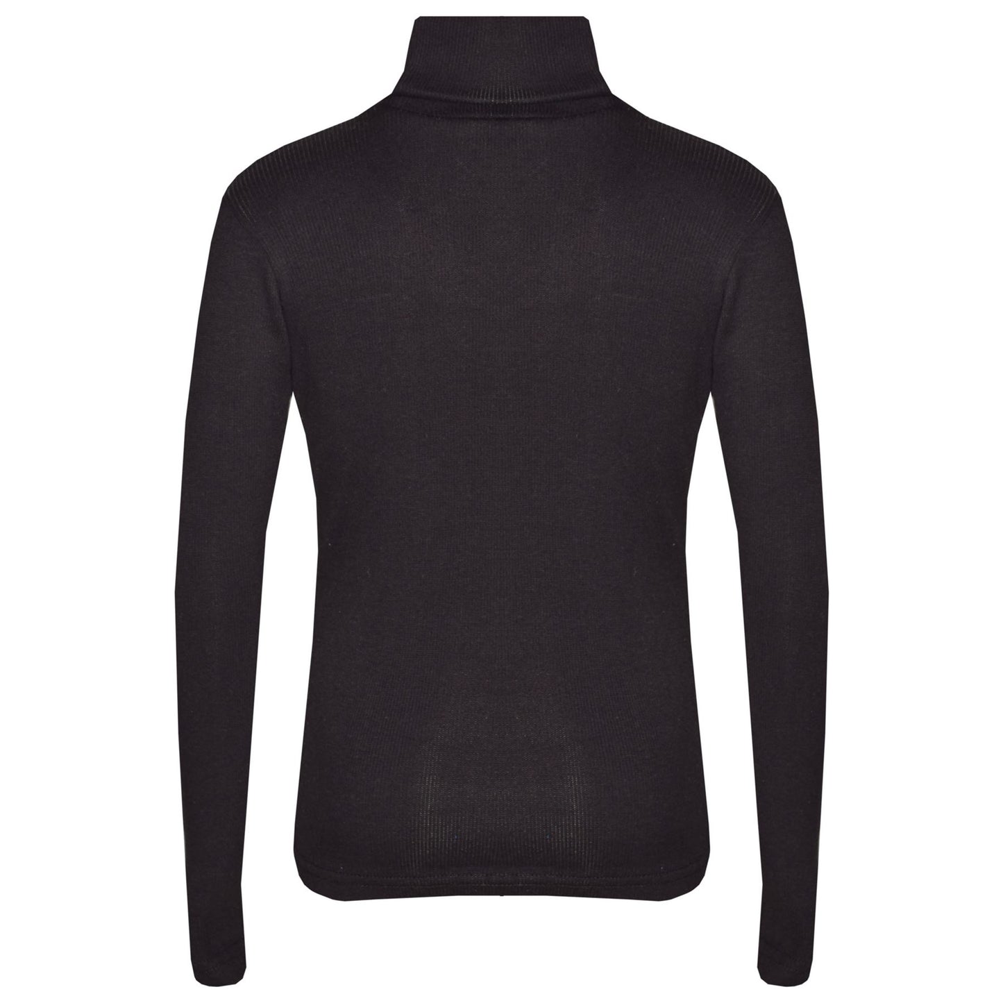 Kids Girls Polo Neck T Shirt Thick Cotton Turtleneck Jumper Long Sleeve Top 2-13
