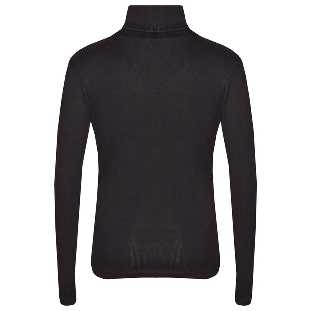 Kids Girls Polo Neck T Shirt Thick Cotton Turtleneck Jumper Long Sleeve Top 2-13