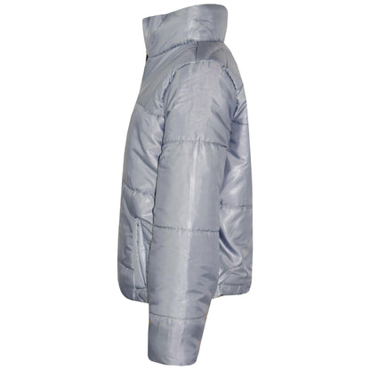 Girls Jacket Kids Wetlook Cropped Padded Quilted Puffer Bubble Jackets Coat 5-13