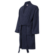 A2Z 4 Kids Unisex Terry Towelling Shawl Collar Navy Bath Robe Dressing Gown Beach Bathing Swimming Surfing Soft 100% Cotton Bathrobe For Children Girls Boys Age 5-13 Years