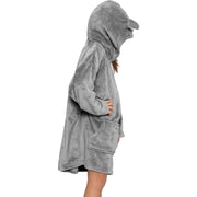 A2Z Unisex Mens Ladies Oversized Kangaroo Pocket Hooded Animal Wearable Blanket