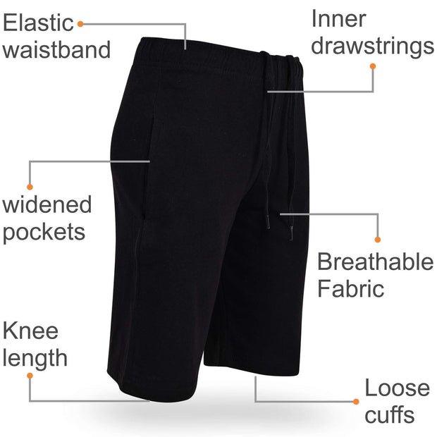 A2Z 4 Kids Boys 100% Cotton Shorts Comfort Stretch Black Pants Trendy Casual Summer Cool Lightweight Shorts For Boys Age 5 6 7 8 9 10 11 12 13 Years - A2Z 4 Kids