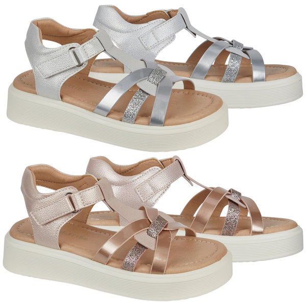 A2Z 4 Kids Girls Tilly Sandals Open Toe Summer Beach Breathable Sandal Shoes