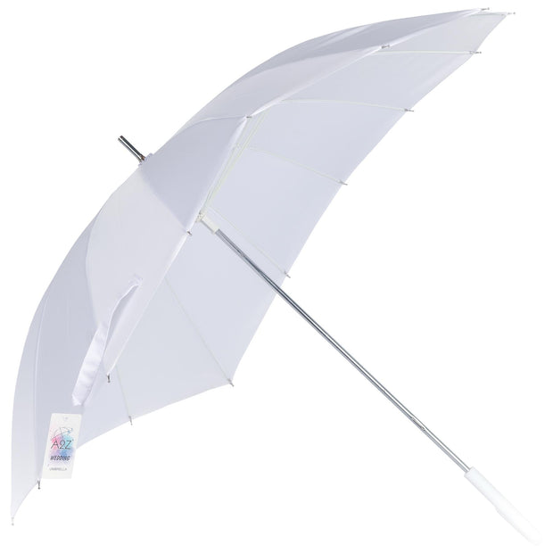 A2Z Ladies Wedding Bridal Umbrella Love Canopy Brolly J Shape Soft Grip Handle