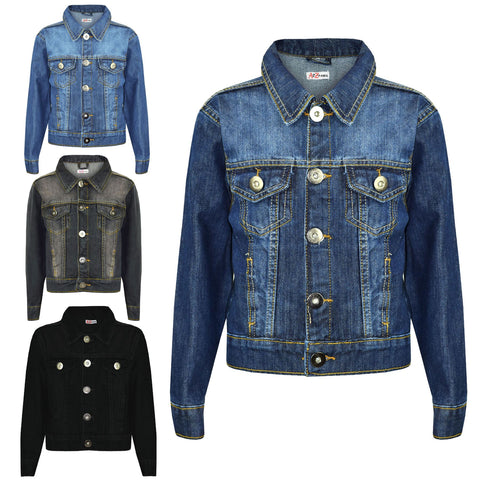 Kids Boys Jacket Kids Denim Style Stylish Fashion Trendy Coat New Age 3-16 Years