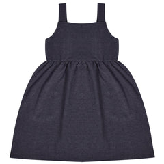 Kids Girls School Uniform Dress Soft Comfortable Pinafore School Dresses 3-14
