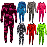 Kids Unisex Onesie Girls Boys Skull & Cross Bone Print Onesies All In One Jumpsuit PJ's New Age 5-13 Years - A2Z 4 Kids