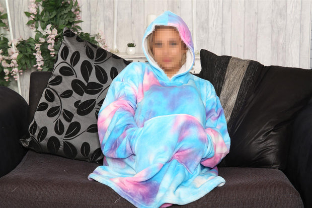 A2Z Unisex Mens Ladies Oversized Kangaroo Pocket Hooded Animal Wearable Blanket