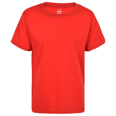 Girls Boys Pack of 10 Plain PE School T Shirts Lightweight Summer Soft Feel Top