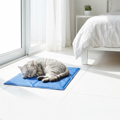 Cooling Pet Mat 40x50cm Self Cooling Gel Pad for Dogs Cats Foldable Summer Bed