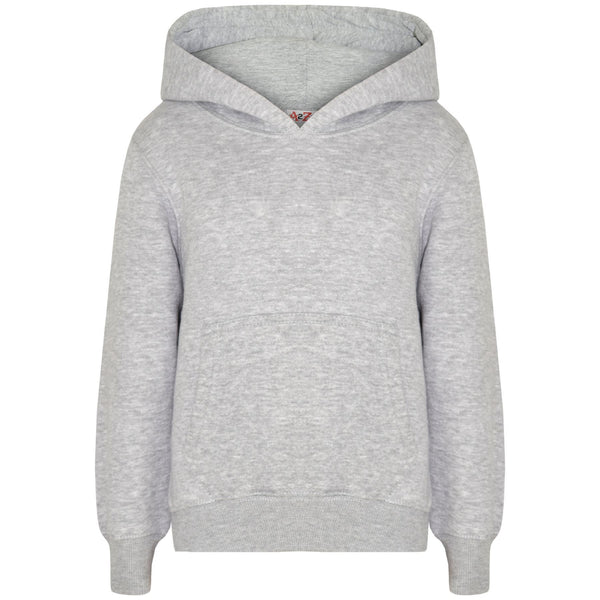 A2Z 4 Kids Girls Boys Sweat Shirt Tops Designer's Casual Plain Grey Pullover Sweatshirt Fleece Hooded Jumper Coats New Age 2 3 4 5 6 7 8 9 10 11 12 13 Years