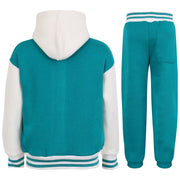 A2Z 4 Kids Kids Tracksuit Girls Boys Baseball Plain Top Bottoms Jogging Suits New Age 7 8 9 10 11 12 13 Years